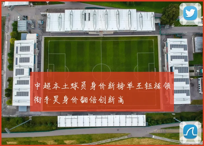中超本土球员身价新榜单王钰栋领衔李昊身价翻倍创新高
